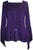 Renaissance Gypsy Bell Sleeve Blouse Top - Agan Traders, Purple