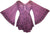 Medieval Butterfly Bell Sleeve Flare Blouse - Agan Traders, Plum