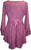 Medieval Butterfly Bell Sleeve Flare Blouse - Agan Traders, Plum