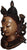 Resin Traditional Hindu Goddess Shiva Mask ~ Wall Hangings