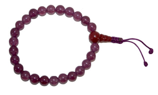 8mm Original Tibetan Buddhist Beads Prayer Meditation Bracelet - Agan Traders, Amethyst