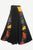 Long Gypsy Patch Rib Cotton Bohemian Wrapper Skirt - Agan Traders, Black