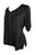 Gypsy Medieval Scoop Neck Embroidered Top Blouse - Agan Traders, Black
