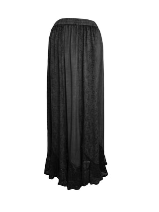 711 SK Agan Traders Gypsy Medieval Renaissance Skirt - Agan Traders, Black