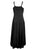 600 DR Rayon Womens Embroidered Long Spaghetti Strap Sexy Summer Sun dress - Agan Traders, Black