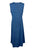 1051 DR Women’s Boho Summer Sleeveless Embroidered Button Down Sun Dress Gown - Agan Traders, Blue
