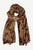 SF 203 Tie Dye Gradient Gorgeous Cotton Light Woven Stylish Stole Scarf - Agan Traders, Brown