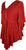 186026 B Medieval Butterfly Embroidered Beaded Bell Sleeve Top Blouse Tunic - Agan Traders, B. Red