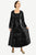 Renaissance Gothic Roman Medieval Velvet Long Dress Gown - Agan Traders, Black