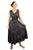 Romantic Evening Empire Victorian Sleeveless Dress - Agan Traders, Black