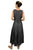 Romantic Evening Empire Victorian Sleeveless Dress - Agan Traders, Black