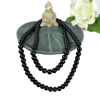 Agan Traders Original Tibetan Buddhist 108 Beads Prayer Meditation Mala - Agan Traders, Black Onyx