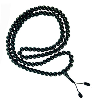 Agan Traders Original Tibetan Buddhist 108 Beads Prayer Meditation Mala - Agan Traders, Black Onyx 