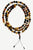 Original 8 mm Brown Agate Semi-precious Prayer Bead Mala Necklace