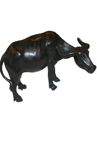 Resin Buffalo Collectibles Animal Art Sculpture Figurine