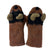 Assorted Highland Soft Wool Fleece Lined Outdoor Animal Mitten Glove - Agan Traders, Buffalo