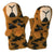 Assorted Highland Soft Wool Fleece Lined Outdoor Animal Mitten Glove