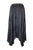 186027 SKT Medieval Embroidered Elastic Waistband Uneven Ruffle Hem Skirt Maxi - Agan Traders, Charcoal