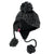Solid Cable Knit Crochet Wool Fleece Beanie Hat - Agan Traders, Charcoal