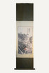 Chinese Wall Art Silk Asian Lithograph Wall Hanging Scroll (15 X 53 inches)