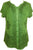 Medieval Bohemian Embroidered Top Shirt Blouse - Agan Traders, Green