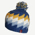 1415 H Two Tone 100% Himalayan Sheep Wool Knit Crochet Chaal Hat [Small & Medium]