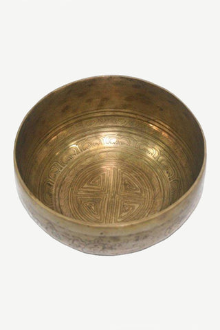 Agan Traders Hand Pounded Tibetan Art Healing Chakra Singing Bowl Nepal - Agan Traders, SB 426 C