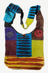 111 Patchwork Razor Cut Cotton Tie Dye Shoulder Bohemian Messenger Bag Purse
