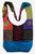111 Patchwork Razor Cut Cotton Tie Dye Shoulder Bohemian Messenger Bag Purse - Agan Traders, Blue Multi