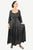 106 DR Renaissance Victorian Embroidered Flaire Hem Corset Dress Gown - Agan Traders, Black