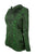 RJ 352  Denim Distressed Bohemian Razor Cut Hoodie Jacket - Agan Traders, Green