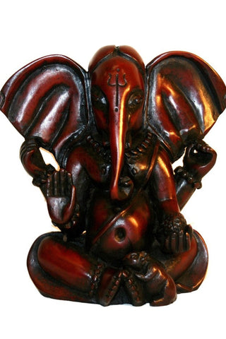 Hand Crafted Resin Baby Ganesh Statue Nepal