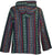 503 JKT Sherpa Heavy Duty Striped Fleece Lined Hoodie Jacket - Agan Traders, Green Multi