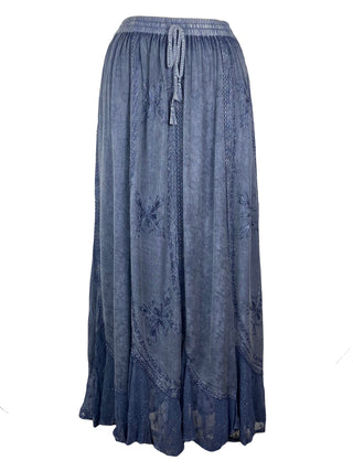 711 SK Agan Traders Gypsy Medieval Renaissance Skirt - Agan Traders, Lilac