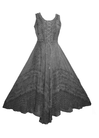 Empire Wedding Party Summer Mid Length Calf Dress - Agan Traders, Silver