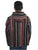 503 JKT Sherpa Heavy Duty Striped Fleece Lined Hoodie Jacket - Agan Traders, Black Multi