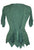 Gypsy Medieval Netted Asymmetrical Vintage Top Blouse - Agan Traders, E Green