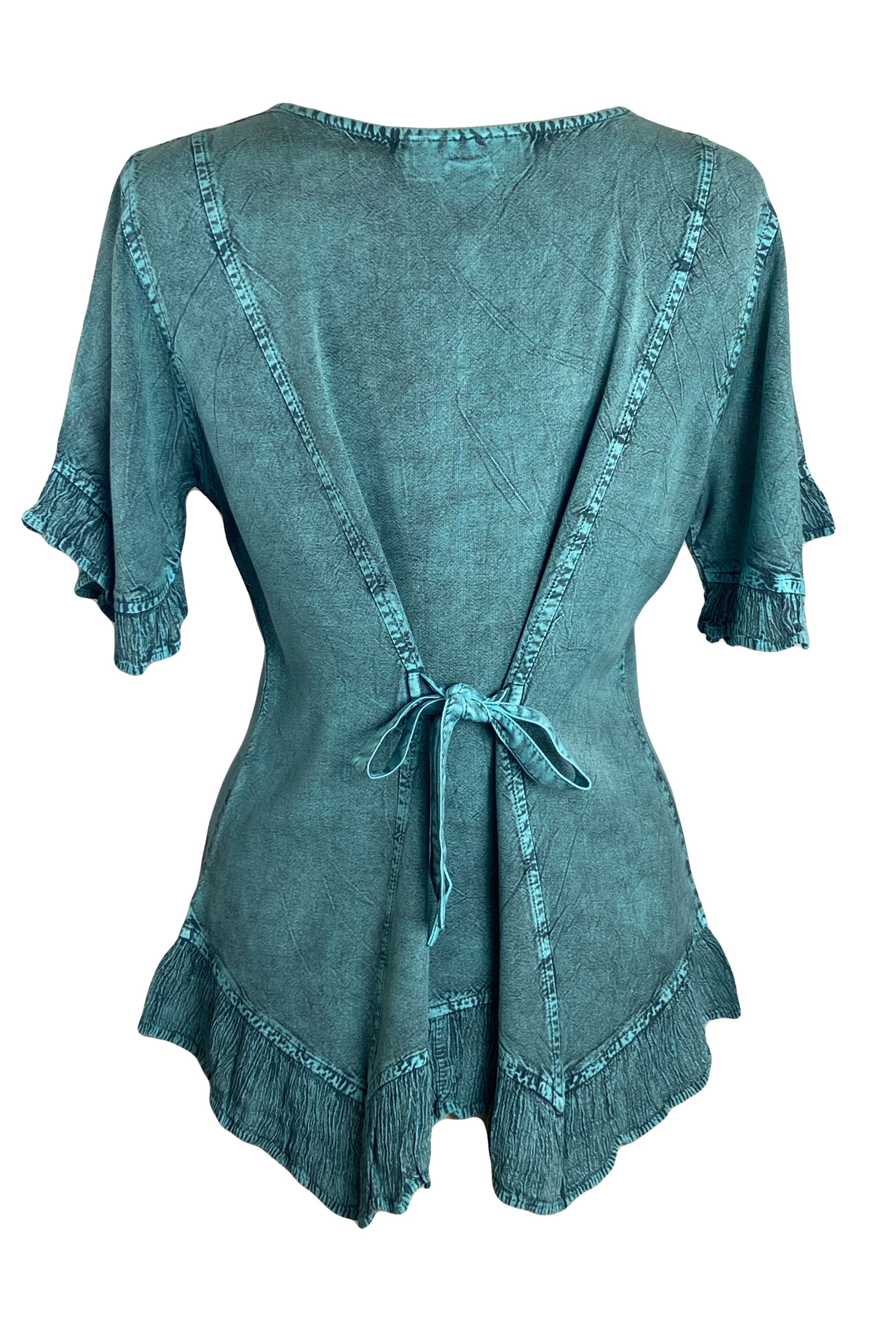 305 B Medieval Bohemian Embroidered Bottom Shirt Blouse – Agan Traders