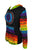 R 310 Agan Traders Brush Painted Rainbow Funky Bohemian Hoodie Jacket - Agan Traders, Multicolor