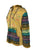 327 RJ Hand Crafted Bohemian Rib Tie-dye Brush Painted Patch Cotton Hoodie Jacket - Agan Traders, Mustard