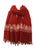 100% Wool Embroidered Soft Floral Cashmere Pashmina High-Quality Shawl - Agan Traders, B red