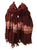 100% Wool Embroidered Soft Floral Cashmere Pashmina High-Quality Shawl - Agan Traders, Maroon
