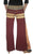 LP 496 Bohemian Cotton Belly Button Harem Afghani Pant Trouser - Agan Traders, Burgundy