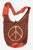 Peace Jogi Cross Shoulder Bohemian Messenger Bag Purse - Agan Traders, Orange 1