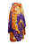 Convertible Ripple Tie Dye Unique Long Knit Cotton Skirt - Agan Traders, Orange Purple