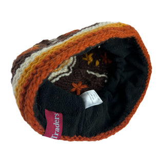 1501 H Cable Knit Skull Cap Fleece Hat - Agan Traders, Brown Multi 