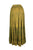 186028 SKT Boho Medieval Crepe Tier Elastic Waistband Front Open Long Skirt Maxi - Agan Traders,  Olive 