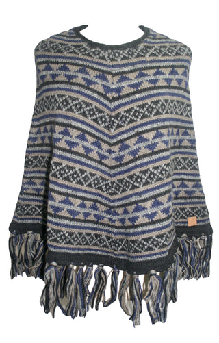 100 PN Himalayan Soft Lambs Wool Hand Knitted Poncho - Agan Traders, PN 100 3