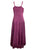 600 DR Rayon Womens Embroidered Long Spaghetti Strap Sexy Summer Sun dress - Agan Traders, Plum