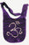 SJ 02 Soft Cotton Om Peace Bohemian Shoulder Messenger Bag Purse - Agan Traders, Purple